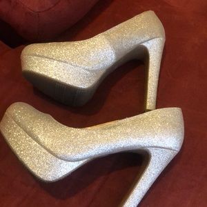 Champagne gold heels